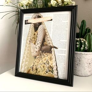 Dolce & Gabbana Gold Editorial Wall Art Fashion Collage Luxe Decor